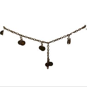 Aged Coin Chain Belt